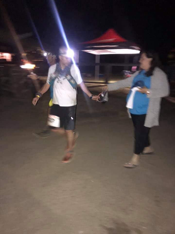 Joe leaving Michigan Bluff with 1 min to spare.   Next stop Forresthill.  Come on Joe and <a href="/F3Longbottom/">Trevor King</a>!
 <a href="/joetsmith68/">F3Wilson</a> <a href="/F3SwampRabbit/">F3 Swamp Rabbit</a> <a href="/F3Greer/">F3 Greer</a> <a href="/EJeter/">Eric Jeter</a>  <a href="/F3Longbottom/">Trevor King</a> <a href="/wser/">Western States 100</a> #seeinsquaw #seeyouinauburn #wser #wser100  <a href="/chrismocko/">Chris Mocko</a>