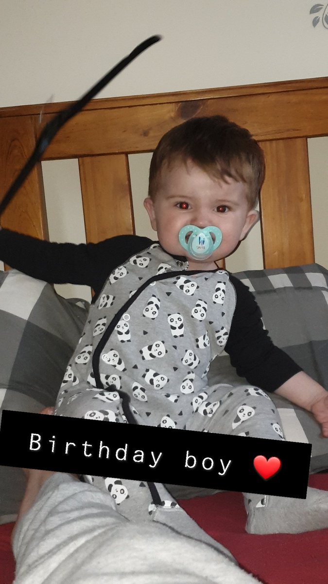 lil_tinks13's tweet photo. Happy first birthday to our beautiful boy cant believe how much you have grown 🌏💙❤ https://t.co/9AYmZIjOSX