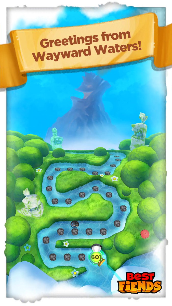GAl3O5's tweet photo. Gate Opened! Bring on the Wayward Waters in #BestFiends - Download FREE - https://t.co/0vJA4Ljxbv via @bestfiends https://t.co/bVZXxFb1sY