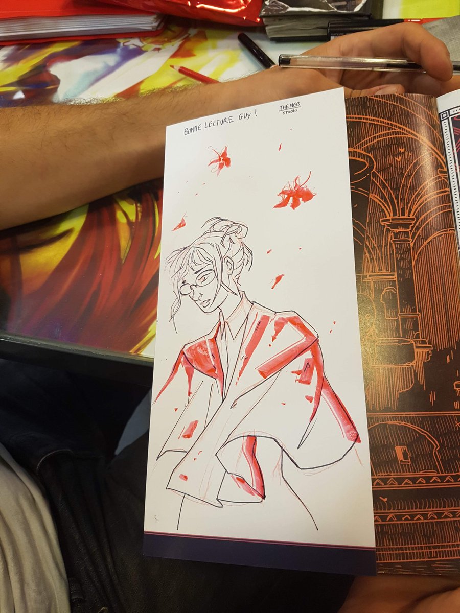 Hier on était <a href="/bdfuguetlse/">Bd Fugue Toulouse</a> pour la dernière date de l'été de #TheNEB pour #MidnightTales  <a href="/AnkamaEditions/">Ankama Editions</a> et <a href="/label619/">Label619</a> !
Merci à l'équipe pour l'accueil et l'îlot de fraîcheur et aux visiteurs :) 

#BD #japan #kaiju #femaleempowerment
#yokai #drawing