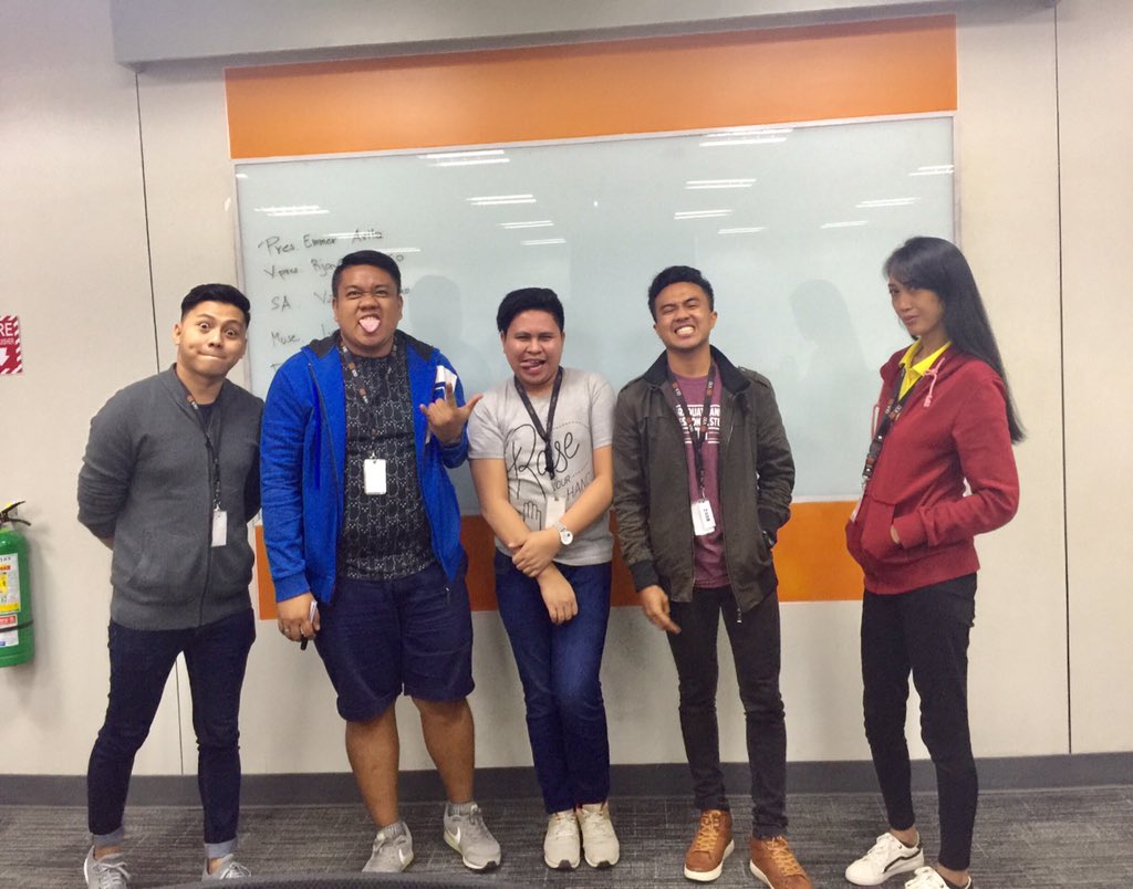 valgeneralao's tweet photo. Didn’t see this coming! Newly elected officers! Yay! 🤗 #FirstDayofTraining 🦇 https://t.co/SSjMv2F9KZ