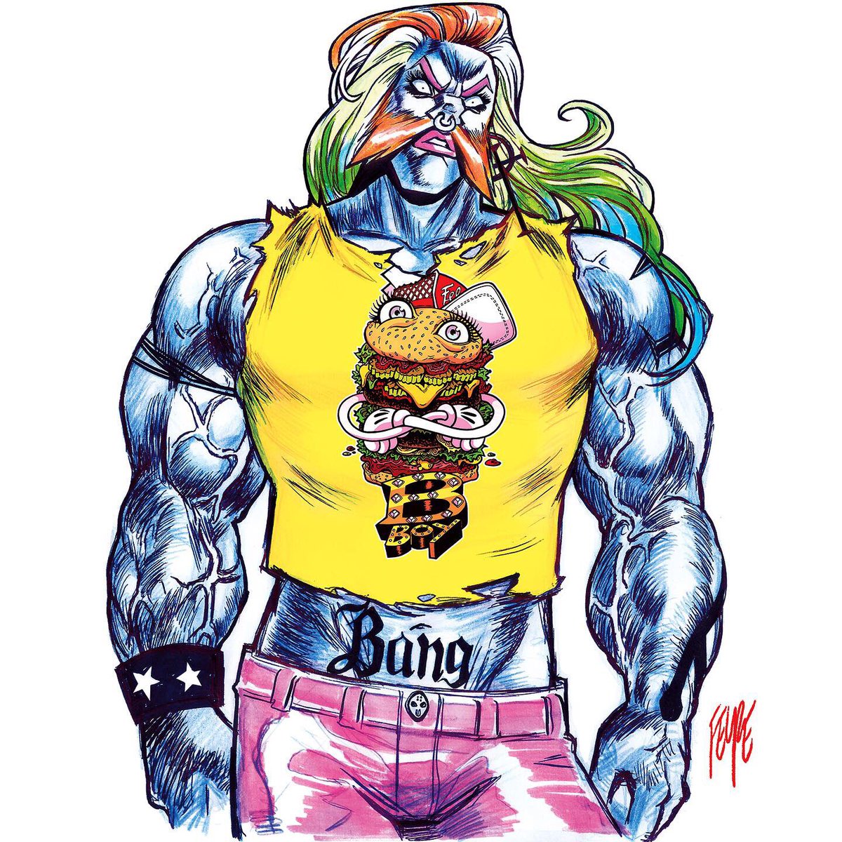 FelipeTweeters's tweet photo. Chi-Town’s deadliest contract killer. Gill’s still one of my favorite #PeepoChoo characters to draw. #Gill #ContractKiller #YakuzaKiller #Manga #FelipeSmithComics #FelipeSmithArt #ピポチュー #ギル #殺しや #フェリーぺスミス #BurgerBoyMustard #FelipeBrand #BBoy https://t.co/fOLjEVXVBN