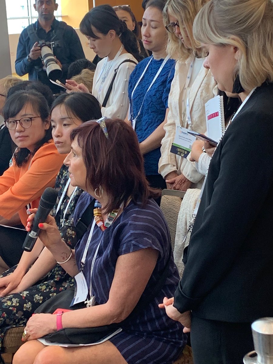 ⁦<a href="/Debbie_Forward/">Debbie Forward</a>⁩ speaking about the role of nurse unions in Canada for safe staffing. It’s unions that are driving this issue. We need the support of our employers and nurse managers and associations. Well said!! ⁦<a href="/CFNU/">Canada's Nurses</a>⁩ ⁦<a href="/NS_nurses/">The NSNU</a>⁩ ⁦<a href="/ICNurses/">ICN - International Council of Nurses</a>⁩ #ICN2019