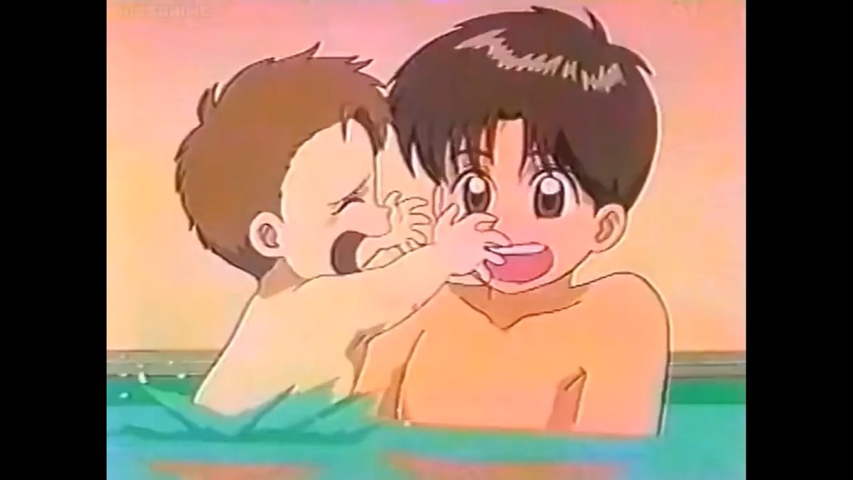 ট ইট র 余波来 お風呂で取り乱す実に危うく溺れさせられる拓也 自力で脱出する際の息継ぎをする表情 顔についた水滴を払うと兼ねて正気を取り戻すために顔をブルブルさせるところが萌える 赤ちゃんと僕 12話 榎木拓也 リョナ