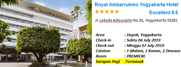 BETAHOLIDAY's tweet photo. Royal Ambarrukmo Yogyakarta
06 Jul = 1.550.000 👍trmsk Bfast
#surabaya #semarang #makassar #manado #balikpapan #pontianak #banjarmasin #medan #pekanbaru #traveloka #pegipegi #bekasi #tangerang #konsumen #jakarta #antv #imigrasi #solo #cnnindonesia #palembang #lampung #oppo #jogja https://t.co/jrDmco3jUp