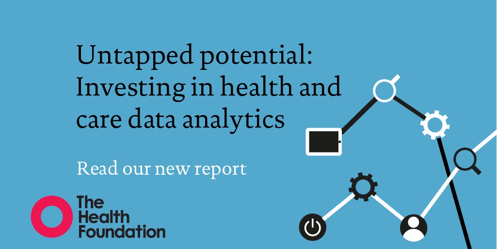 The NHS has a wealth of data - but too few people with the skills to make sense of this data and improve patient care. Our new report sets out why we need to invest in skilled analysts to unleash the power of #NHSdata. Read it now: health.org.uk/publications/r… #InvestInAnalytics