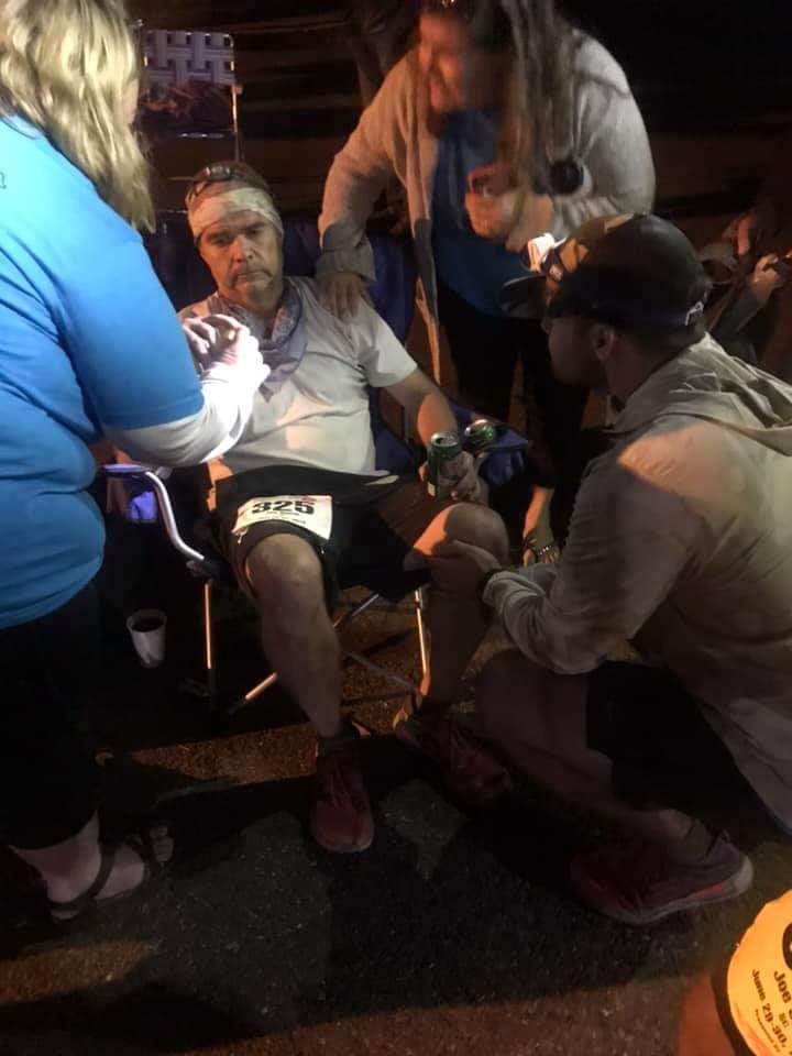 Departed Forresthill with 1 second to spare.   More exciting than any movie.   Keep moving Joe and <a href="/F3Longbottom/">Trevor King</a>  <a href="/joetsmith68/">F3Wilson</a> <a href="/F3SwampRabbit/">F3 Swamp Rabbit</a> <a href="/F3Greer/">F3 Greer</a> <a href="/EJeter/">Eric Jeter</a>  <a href="/F3Longbottom/">Trevor King</a> <a href="/wser/">Western States 100</a> #seeinsquaw #seeyouinauburn #wser #wser100  <a href="/chrismocko/">Chris Mocko</a>