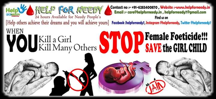 helpforneedy7's tweet photo. A girl child of today is the wife, mother and grandmother of tomorrow. Save her! https://t.co/zC0Vatr2lC
