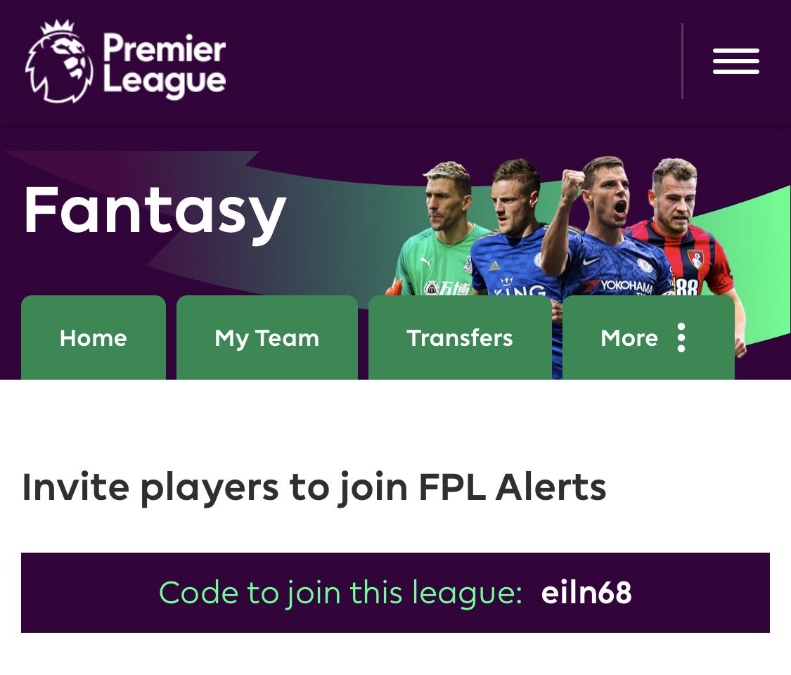 The FPL Alerts FREE league is back!

⚽️⚽️⚽️⚽️⚽️⚽️⚽️⚽️⚽️⚽️⚽️⚽️

£100 cash prize to the winner!
FREE to enter!

⚽️💷👍⚽️💷👍⚽️💷👍⚽️💷👍
 
Just need to follow this account to be eligible. Pls RT &amp; like 

Details below 👇