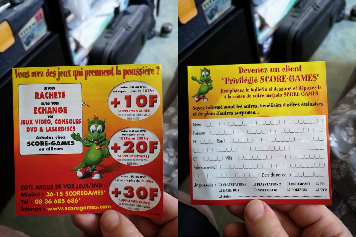 MrAlexx2787's tweet image. #scoregames, la nostalgie 😉
@boyasnes @conkerax @Seb_du_Grenier @Frederic_Molas