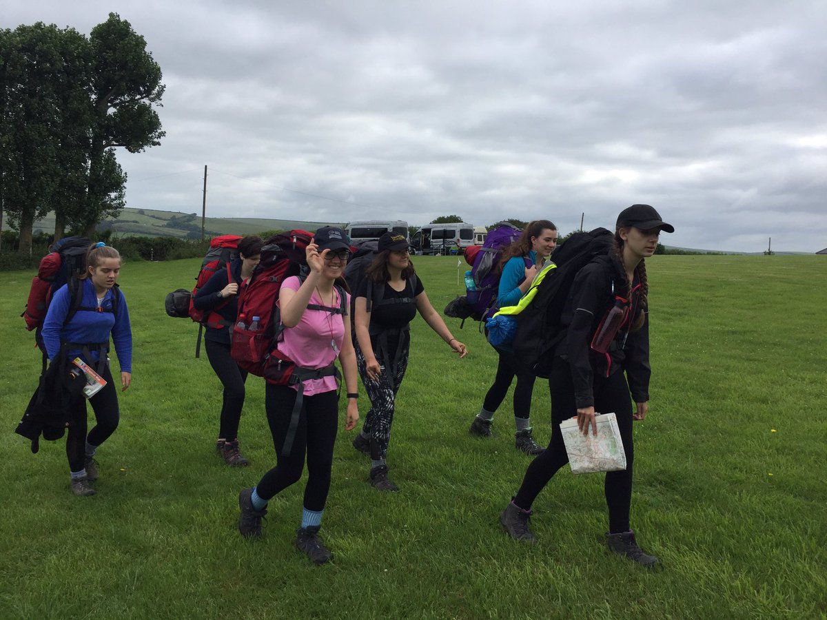 All groups have departed for day two in Dorset #SilverDofE @Portsmouthhigh @PHSSportsDep @PrescottJane  @PrescottJane