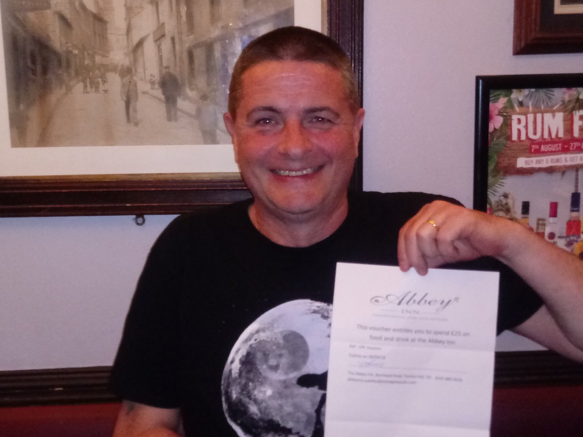 Congratulations to our lovely customer Colin, who won the Blind Taste Test during yesterday's tap takeover! He correctly (and impressively!) guessed 4 of the 5 mystery beers &amp; will be enjoying a free meal courtesy of our friends at The Abbey Inn Paisley - thank you very much!