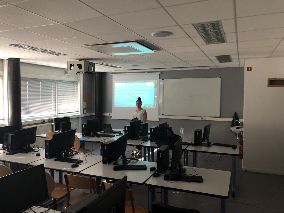 Soutenance de Stage de Manon … notre stagiaire pendant 3 Mois ! Bravo Manon, tu as fait du bon boulot …