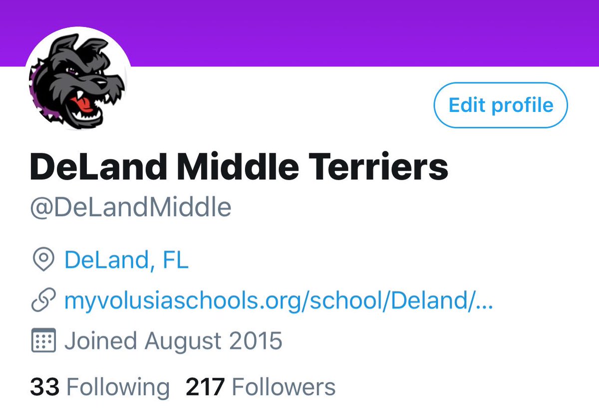 jrdevito19's tweet photo. Make sure you checkout @DeLandMiddle for the latest information regarding DeLand Middle School. #TeamTerrier #DMSTerriers #DMSALLIN https://t.co/9Ki8FjHjnr
