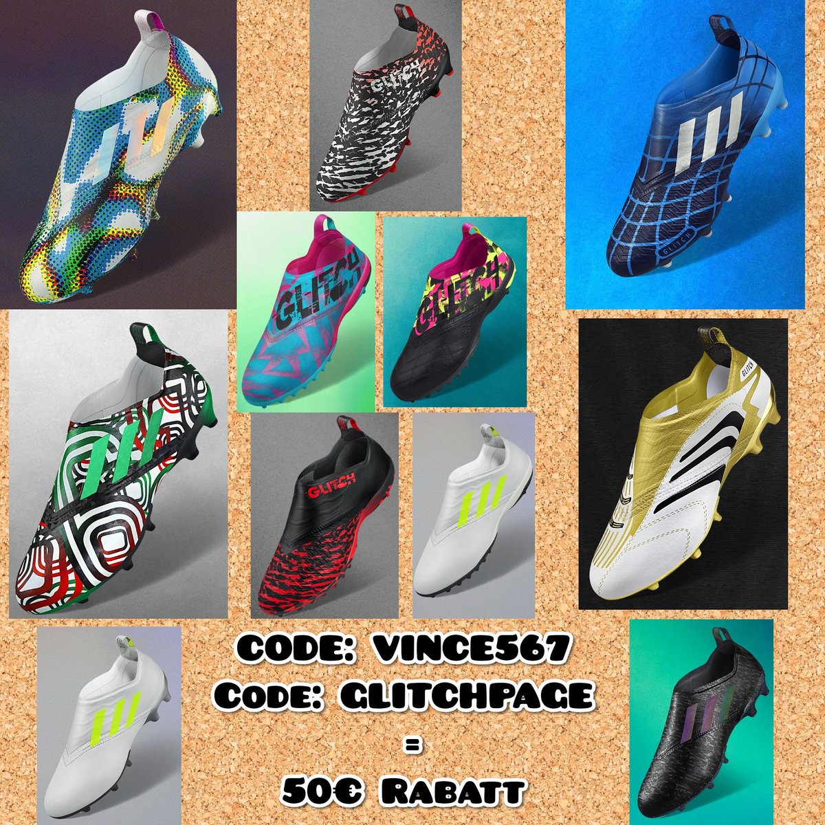 code promo adidas glitch 2018