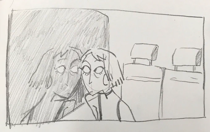 here are some initial sketches from a few weeks ago. I was taking the train a lot 