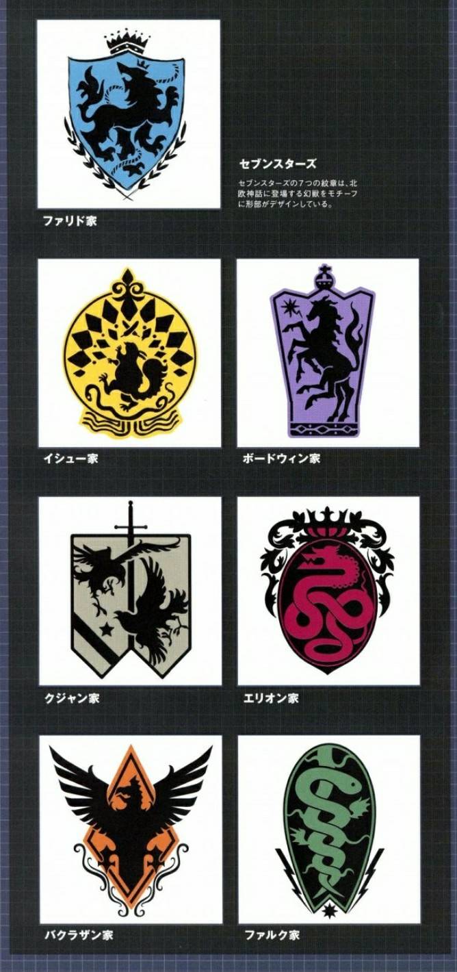 強欲の狼 Okamibbs Twitterren 鉄血のオルフェンズに登場したセブンスターズの家紋 その中から一番良いデザインを選ぶとしたら