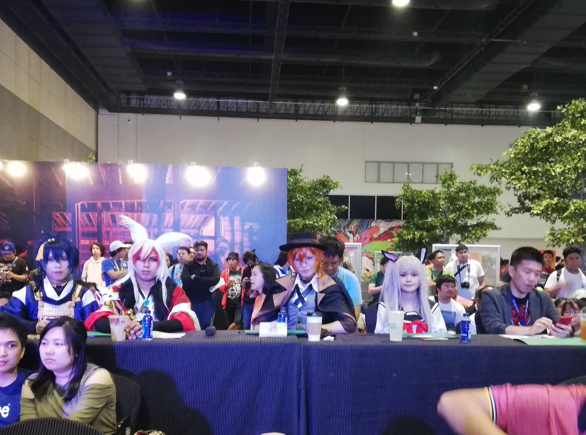 animePHproject's tweet photo. The judges are ready as the #WCSPH2019 Finals begin at #Toycon2019 https://t.co/OJZvZbKIhX