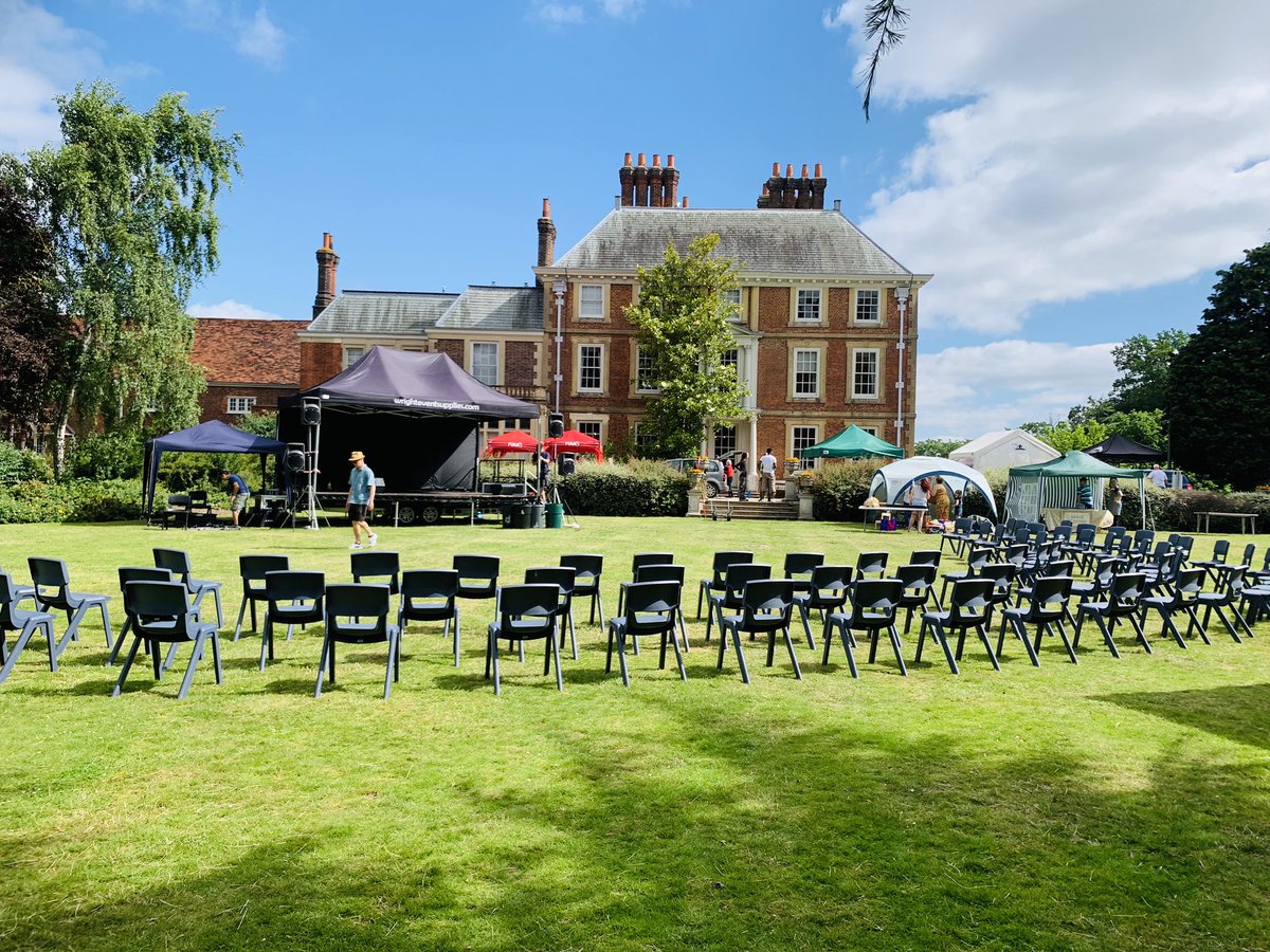 Music on the Lawn ❤️ the scene is set ❤️ doors open at 11am