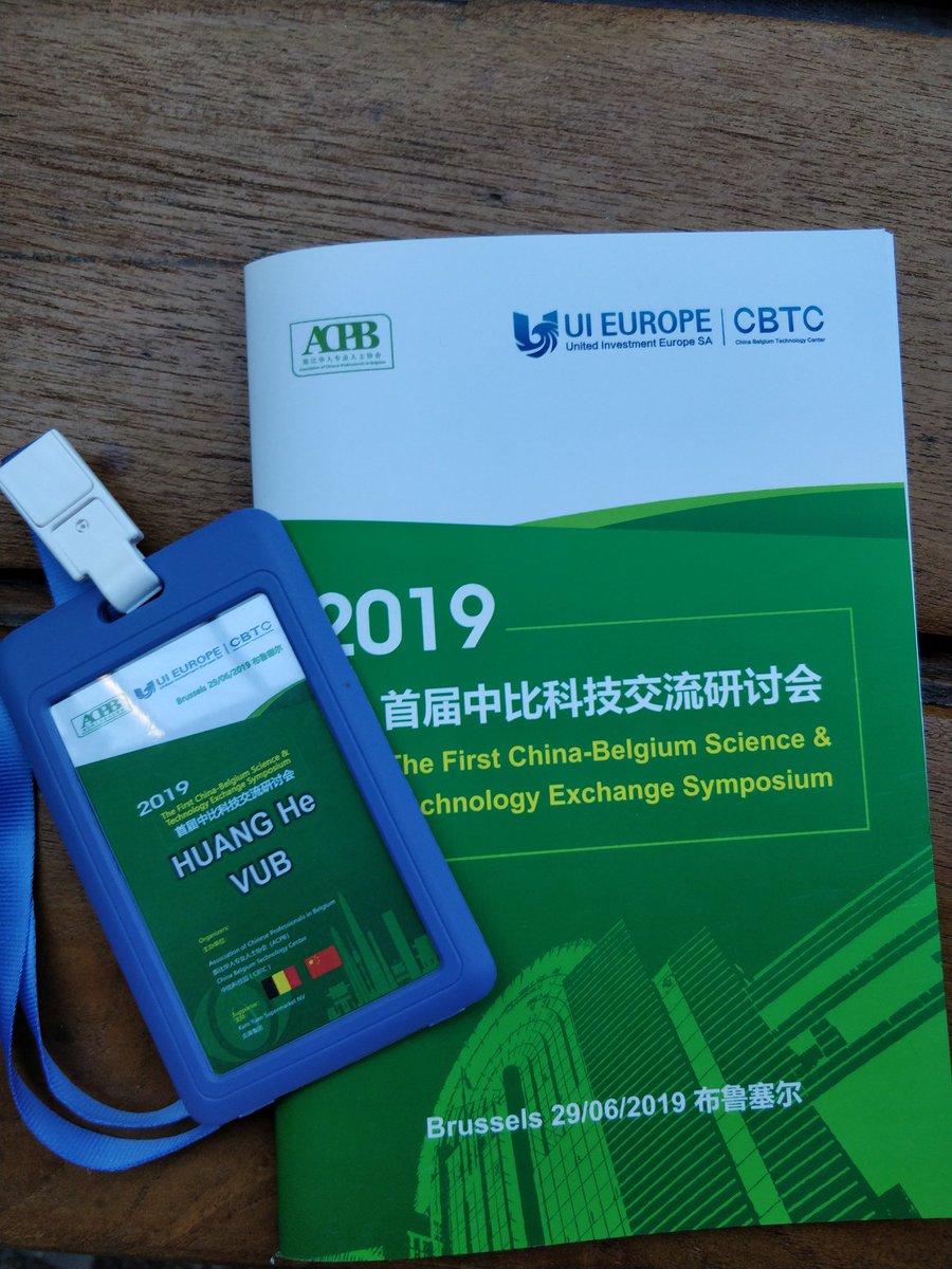 HeHuang5's tweet photo. Just joined the first #China - #Belgium  Science &amp; Technology Exchange Symposium yesterday. It is a great platform to share the ideas and I'm so happy there are so many scientific collaborations between China and Belgium! https://t.co/YtEN7KUEU4