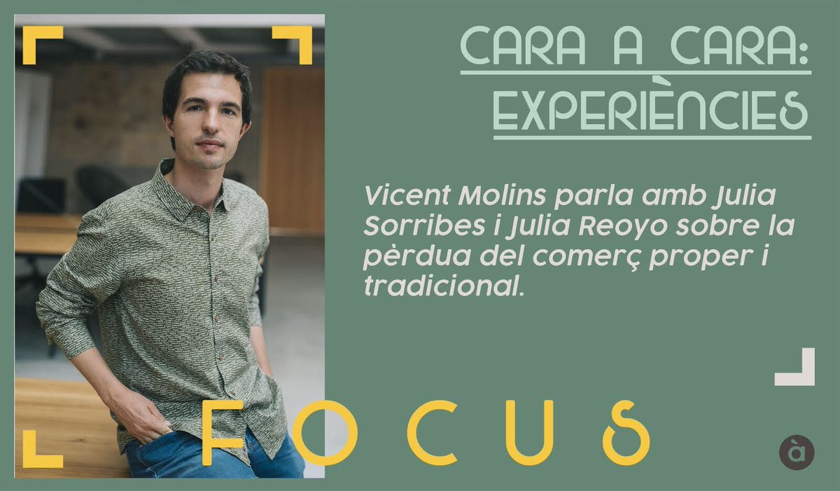🔸Al 'Cara a Cara' parlarem sobre com afecta al comerç independent i tradicional la bambolla comercial desl últims anys. #ideesbambolla

▫️Julia Sorribes i Julia Reoyo, de l'estudi d’arquitectura Crearqció.

▪️EN DIRECTE | buff.ly/2MKgeKc