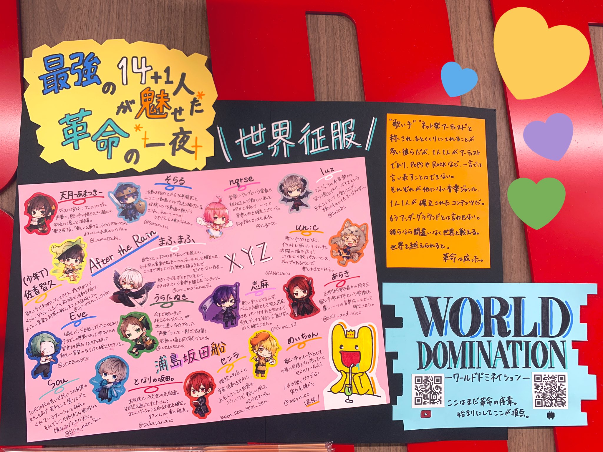 まふまふさん、となりの坂田。さん、めいちゃん、グッズ