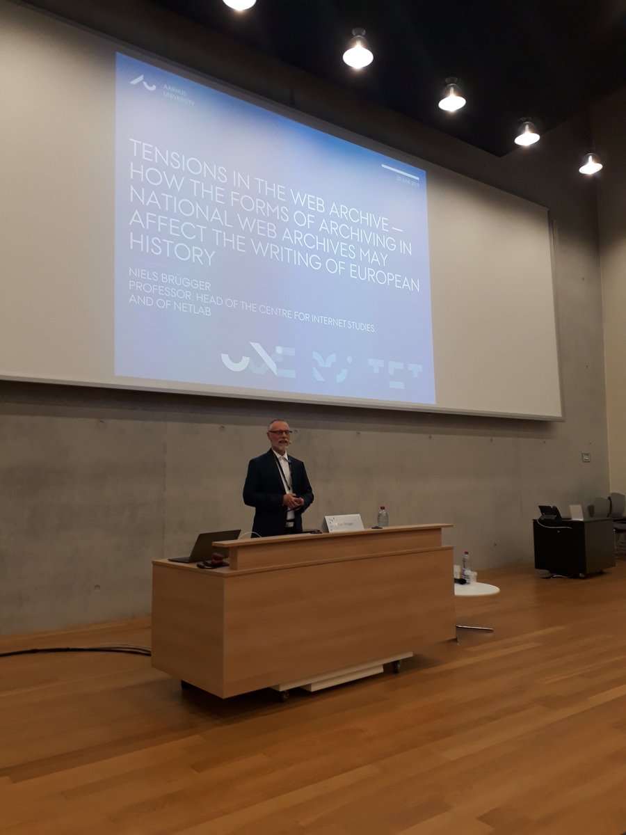 2019Toe's tweet photo. #TensionsofEurope final keynote by @NielsBr on 
Tensions in the web archive — How the forms of archiving in national web archives may affect the writing of European history
https://t.co/WzYvS7ssTc
@FnrLux @Luxinnovation @DigiLuxembourg https://t.co/v1o15NvLa4