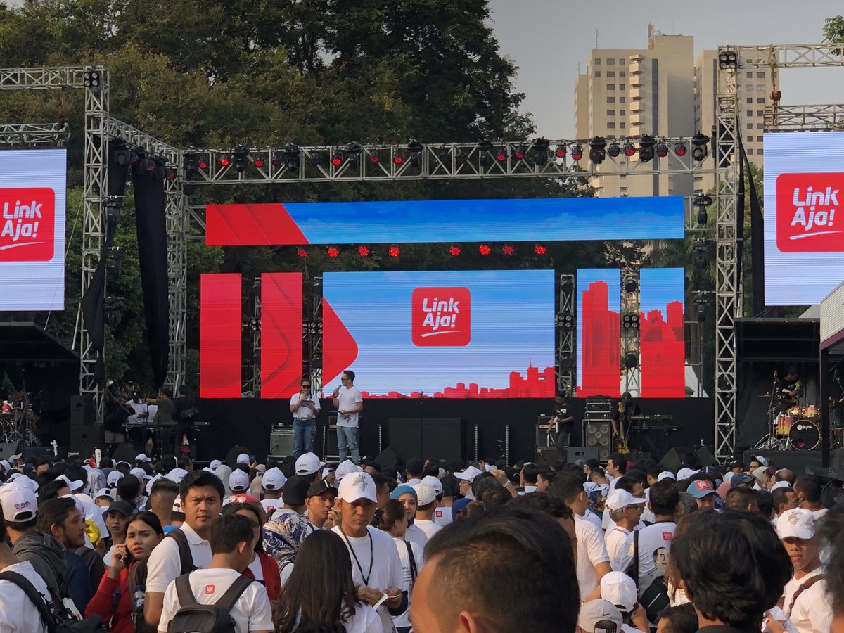#BUMNHadirUntukNegeri 
Guys yo gabung launching LinkAja sekitar Istora Senayan 🇮🇩🇮🇩🇮🇩