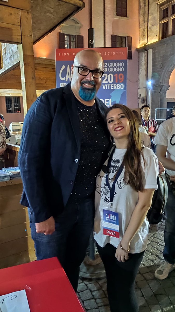 #CaffeinaFestival2019: a Piazza del Plebiscito in #Viterbo con #GiovanniCiacci 🦋🐛
#CaffeinaFestival #IoStoConDonChisciotte <a href="/CaffeinaCultura/">Caffeina</a>