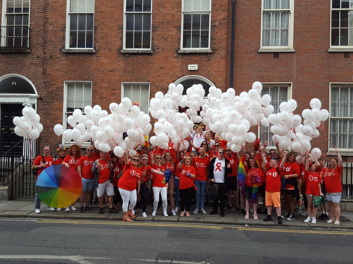 Everybody say #UequalsU.
#HIVIreland #DublinPride #RainbowRevolution