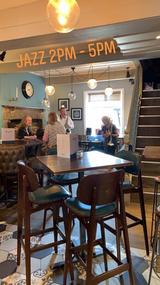 Suzy’s Little Big Band today, 2pm-5pm 🎵 🎷