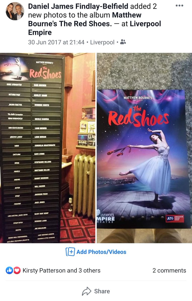 DanielJamesFin3's tweet photo. Two years ago today! First ever @New_Adventures @SirMattBourne production I saw and fell in love with them ever since. @ashleyshaw_1 @NicKabera @dommynorth https://t.co/6oOqyFRKj9