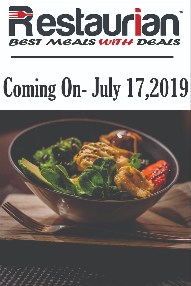 restaurian's tweet photo. No more waiting for tables in your favourite restaurants.😋
Save the Date, "17 July 2019" 📅
Grand launch of 'Restaurian' -The best table reservation service in India.
For more update, Follow us on
Facebook-https://t.co/H7zOf9RaGf
Instagram-https://t.co/Ud7MSYQ7YF

#Restaurian https://t.co/BmKtydSBFU