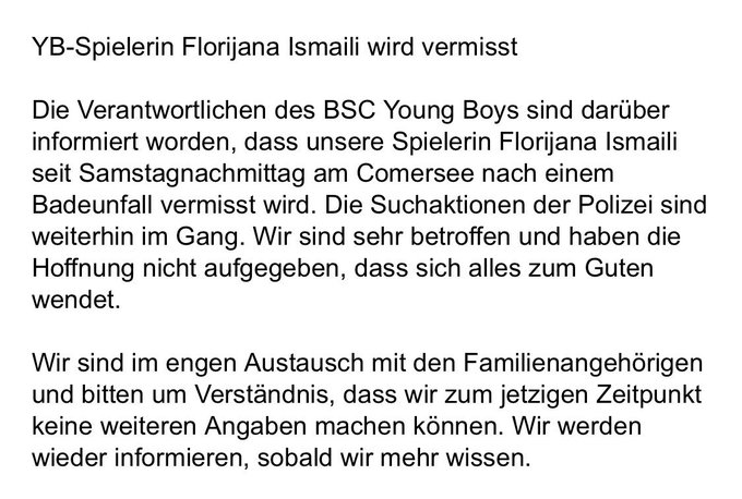 サッカー女子スイス代表がコモ湖で行方不明 Swi Swissinfo Ch