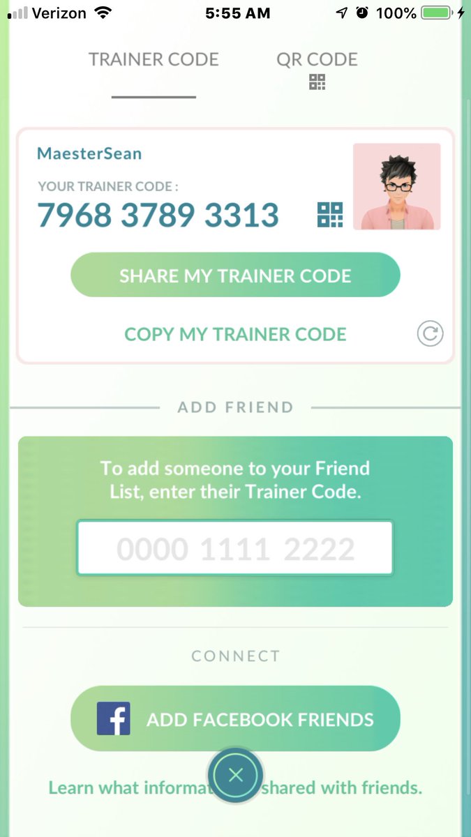 Let's be friends in #PokemonGO 
My Trainer Code is 
7968 3789 3313
#pokemongofriendcode