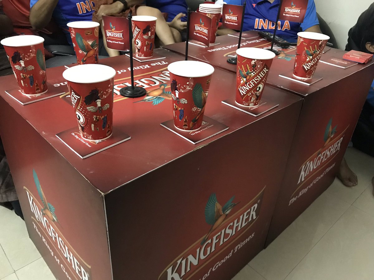 Megita82's tweet photo. And it has started! @kingfisherworld #CricketWorldCup2019 #100DaysOfCode #KFHomeStadium https://t.co/XxY9iUc5cw