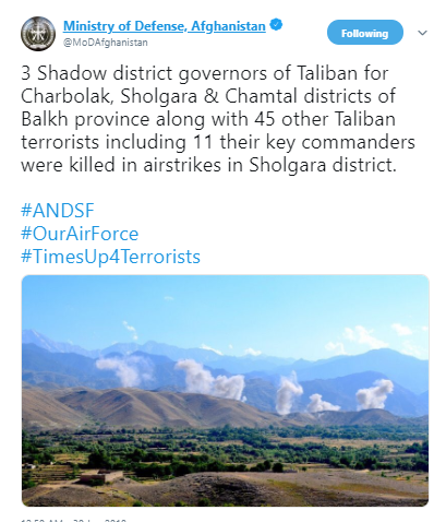 gowharbegom's tweet image. سه ولسوالی نام نهاد طالبان در ولسوالی شولگره ، جهار بوله و چمتال ولایت بلخ همراه با ۴۵ طالب وطن فروش دیگر که در بین شان ۱۱ قومندان سرشناس طالبان میباشد، به جهنم واصل گردید. 
#balkh
#taliban
#Chatal #Sholgara 
#ANDSFsuccess