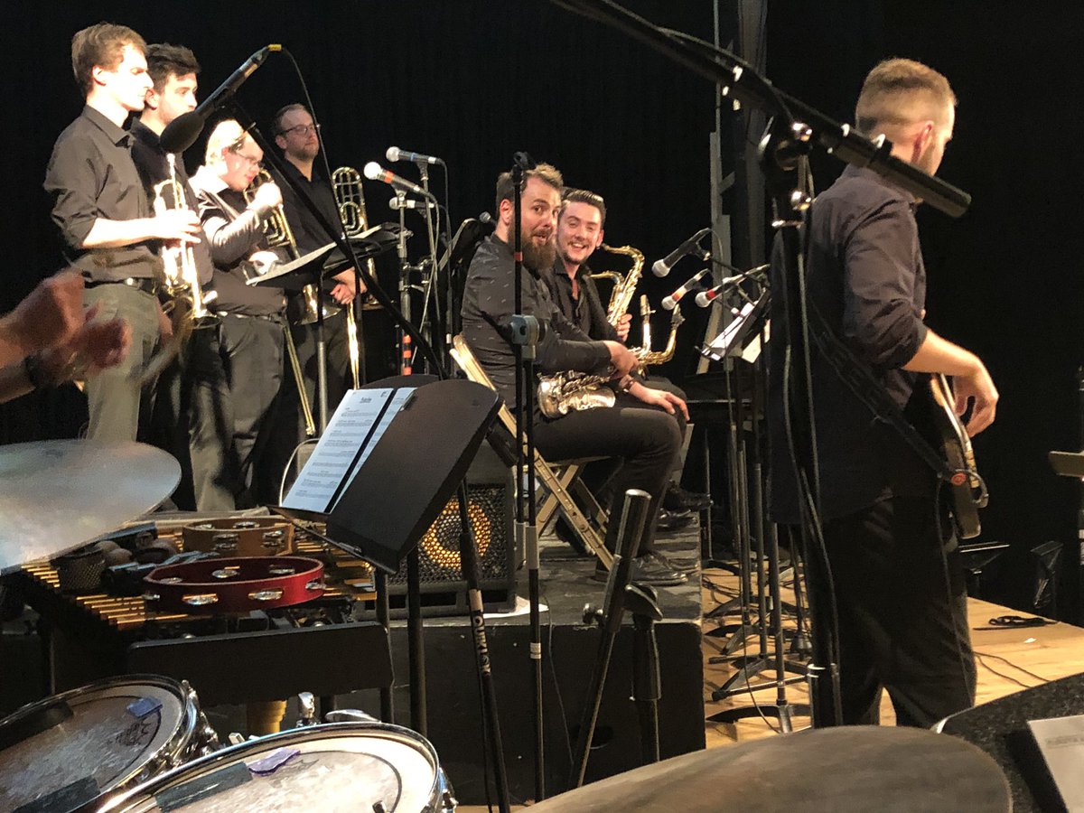 Johntrom75's tweet photo. Totally overwhelmed by the performance last night of past &amp; present members of @SandbachSchool Big Band. Their sheer exuberance pulling off Viva Las Vegas was incredible.
Then the second half reunion band helped me remember why I got into this job in the first place-
Thank you x https://t.co/JnTO2o1FhN