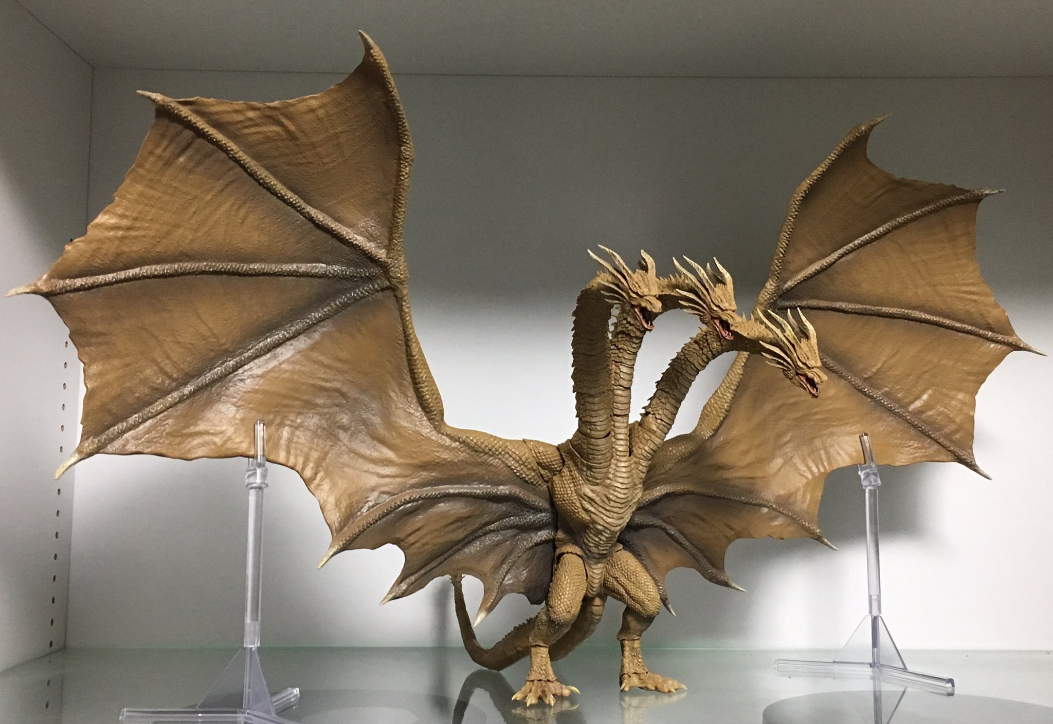 モンスターアーツ キングギドラ 2019 リペイント品