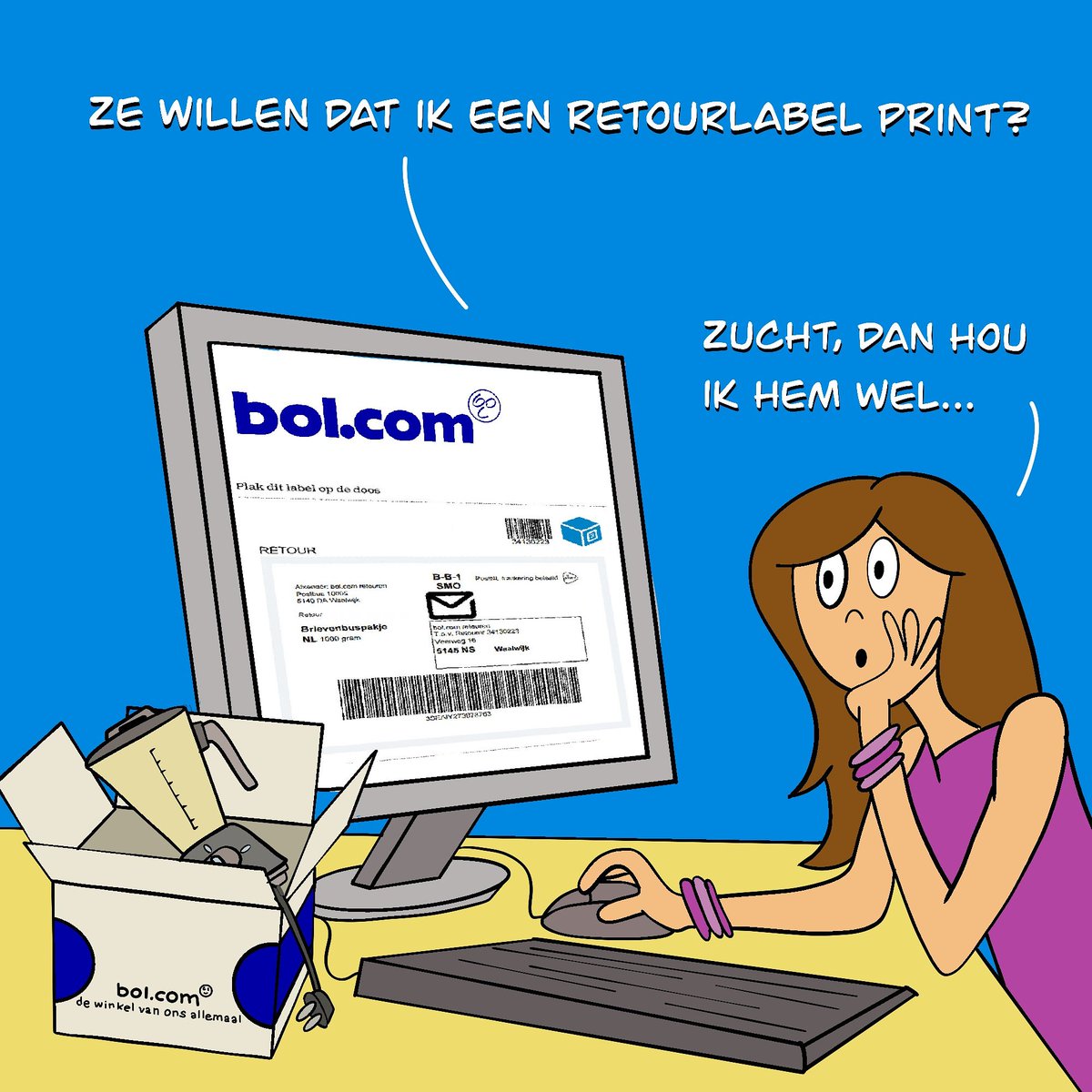 Zucht, ik weet het, toppunt van luiheid, maar kunnen jullie dit niet makkelijker maken <a href="/bol_com/">bol</a>?