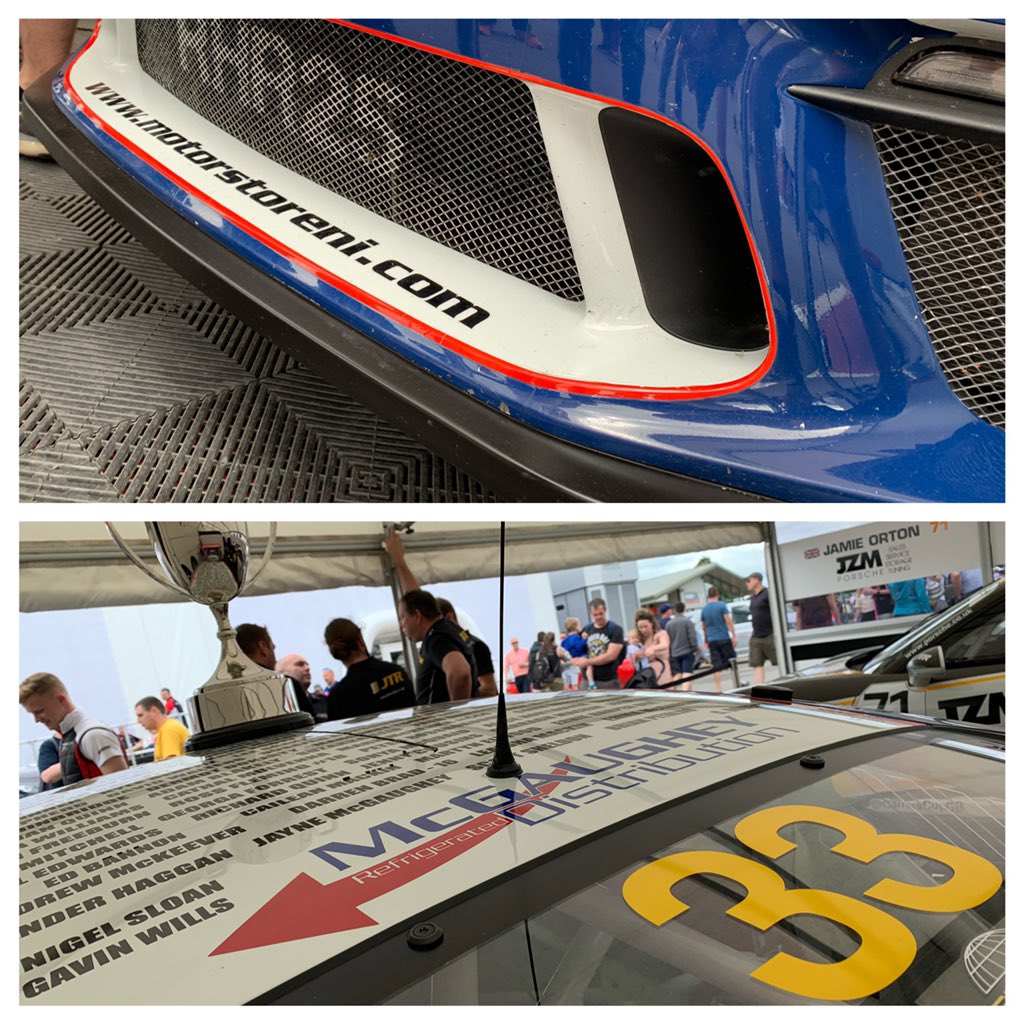 DanHarperRacing's tweet photo. It’s great to have Ed from @MotorstoreNI and Gary McGaughey here today at @Oulton_Park to watch the racing! Thank you for the support 🙏 #DH33 https://t.co/VBulJx7jes