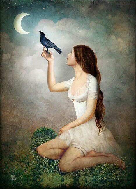 ”The reason birds can fly and we can't is simply because they have perfect faith, for to have faith is to have wings.” ~ J.M. Barrie, The Little White Bird ~ 🕊 Art by Christian Schloe #SURREALISM #Birds #Illustrations