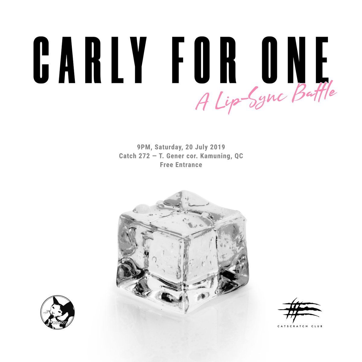 catscratchevnts's tweet photo. BACK ON MY BEAT!
@catscratchevnts is back with a lip-sync battle featuring songs of Carly Rae Jepsen!
Sign-up with your favorite bop by Carly, lip-sync for your legacy, and get a chance to win a GC prize of PHP1000 for @Catch272!
#CarlyForOne #CatScratchLipSync #CatScratchClub https://t.co/91c7mAQKja