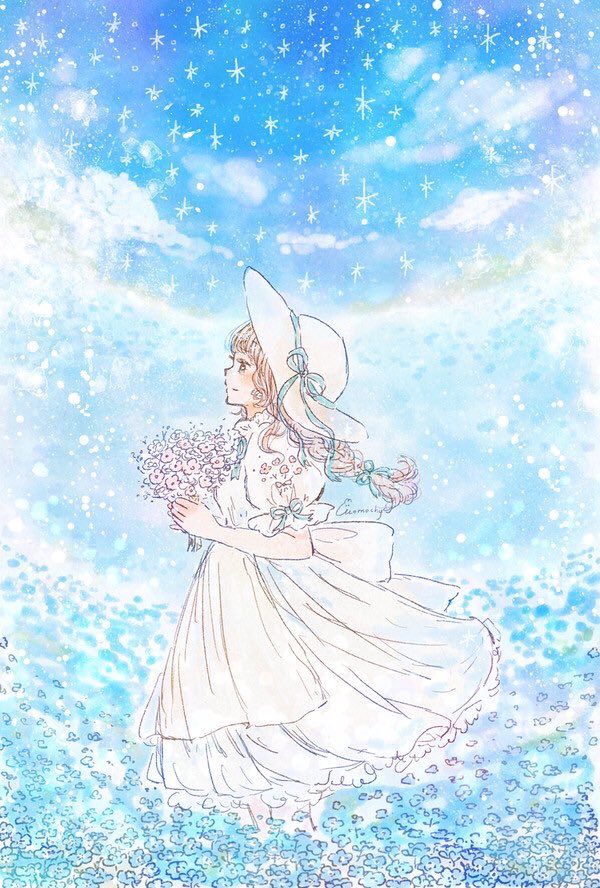momochy_'s tweet photo. #2019年自分が選ぶ上半期の4枚
お花がたくさん描けてしあわせ☺️🌷 https://t.co/A0NWuOX7HE