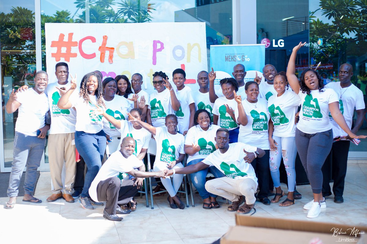 mehsog's tweet photo. Yesterday was a great success!!!. Empowered to Champion mental health.  We are passionate about ending mental health stigma and discrimination. 
Accra mall done, West Hills done... Nima market loading. 
#championmentalhealth 
@TTCGlobal_ https://t.co/57GtqSrNZ6