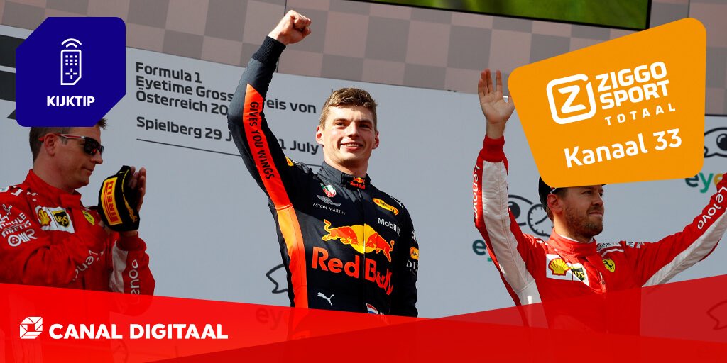 KIJKTIP 
Formule 1 : Grand Prix van Oostenrijk
Zondag, 30 juli | Ziggo Sport Select | 15:10 uur

#kijktip