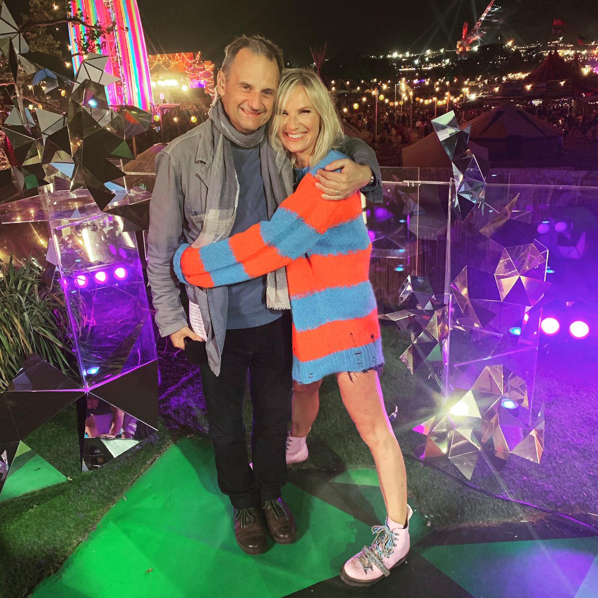 themarkrad's tweet photo. Always a joy to be back with my special Glasto pal. #glastonburyfestival2019 https://t.co/Xe7jfwdPcM