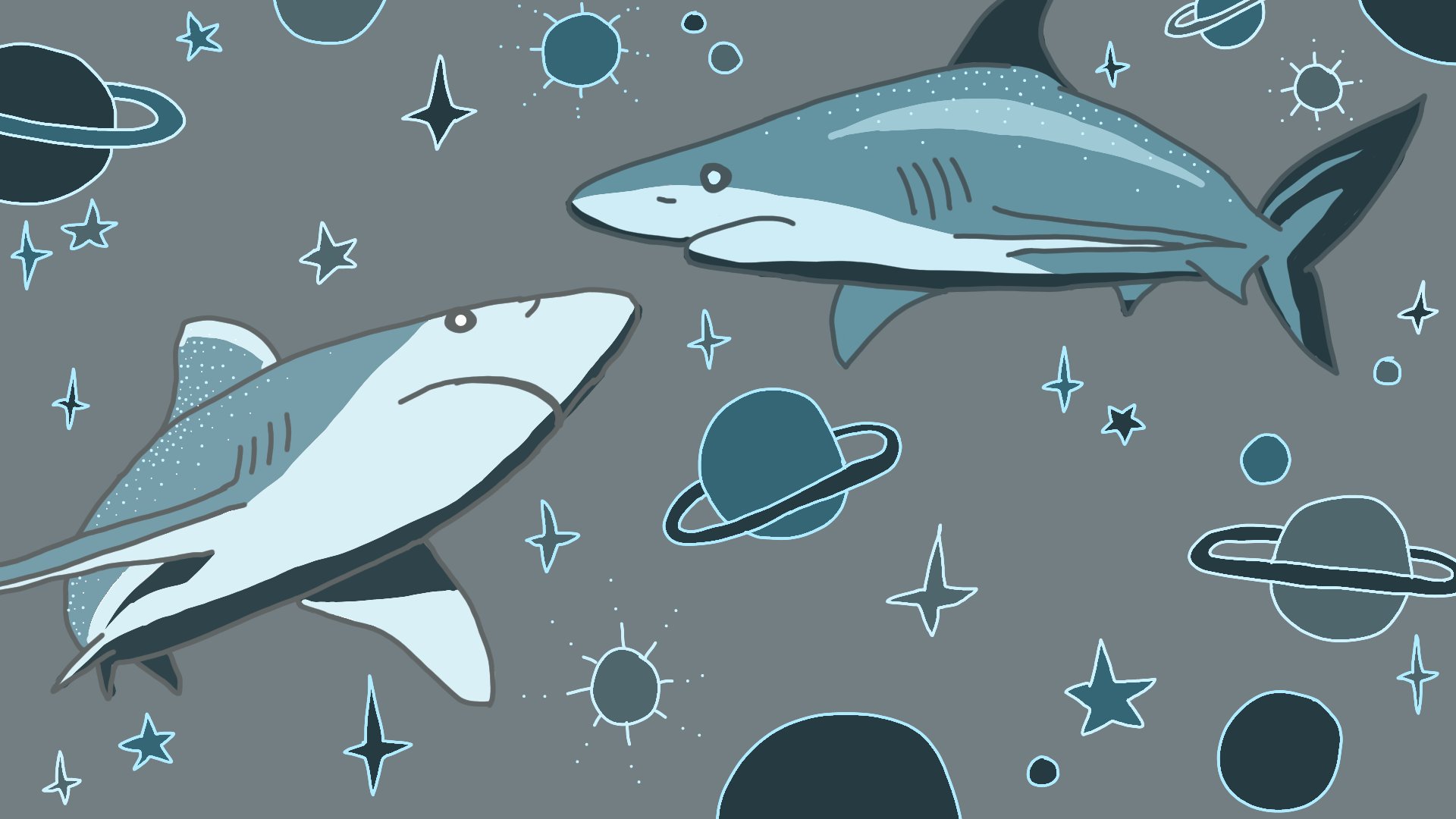 Cute shark Seamless Pattern Background  Stock Illustration 56577581   PIXTA