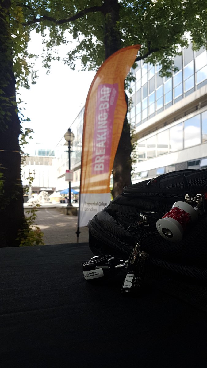 mattdouthwaite's tweet photo. Day 2 of #ExRdFest is underway! There is so much amazing @imperialcollege research on display, if you're not here, you're missing out!
It's your last chance to see how fast you can solve our #STEM themed #escaperoom - #BreakingBag https://t.co/3w8MLOyj0W