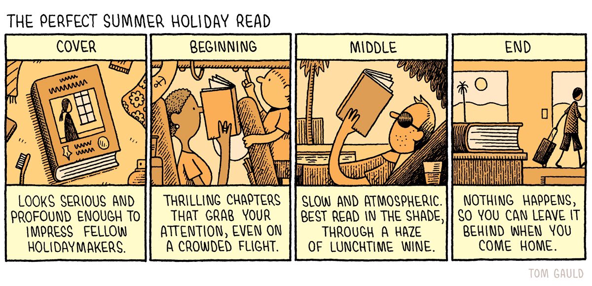 `The perfect summer holiday read' for the @guardianreview 